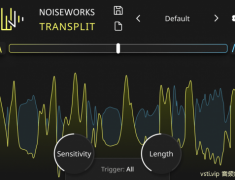 NoiseWorks TranSplit v1.0.0˲̬Ч ߾˲̬ ˲̬ά֮ƽVST3,AAX,WIN64