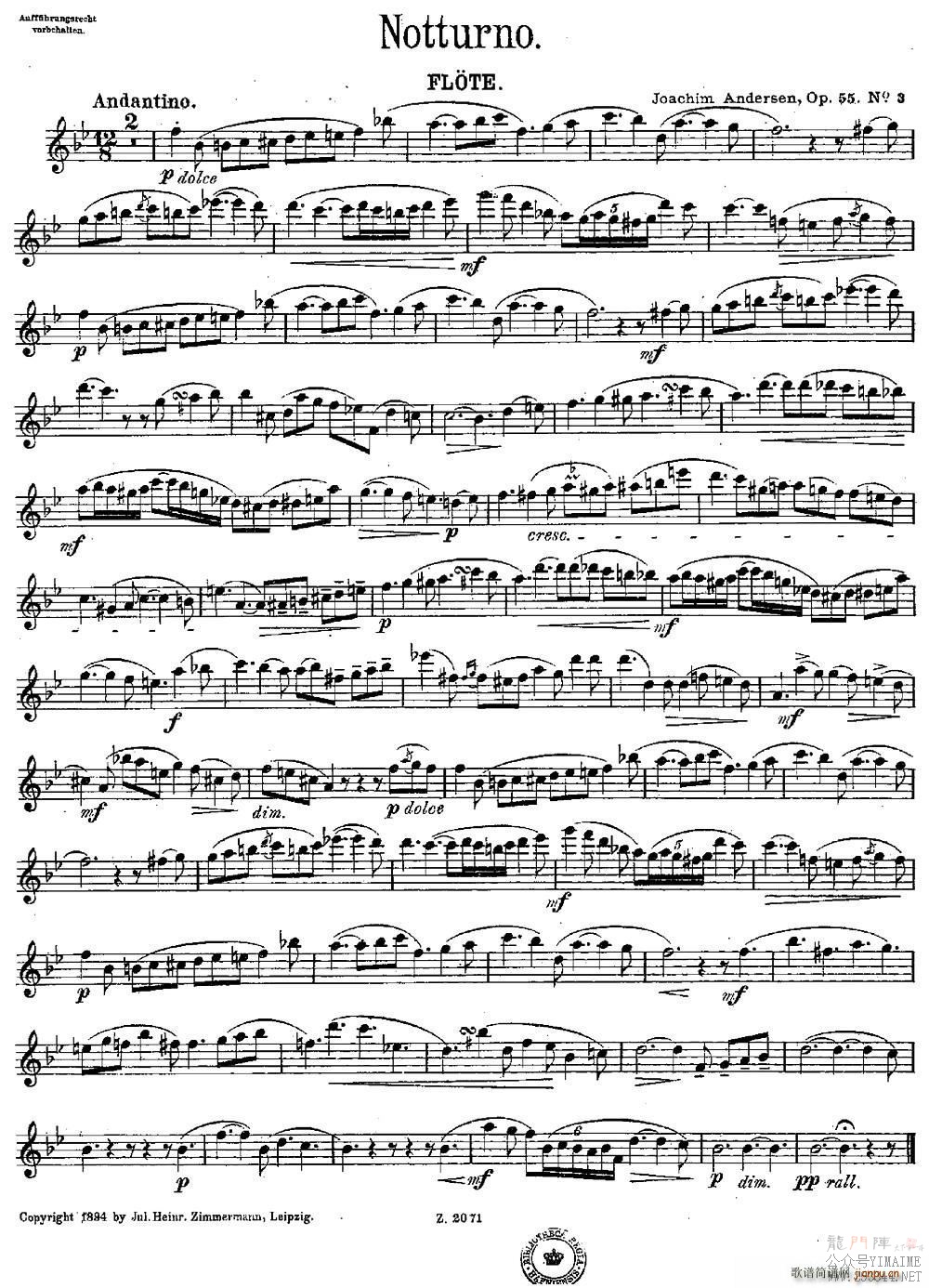 Notturno Op 55 No 3()1