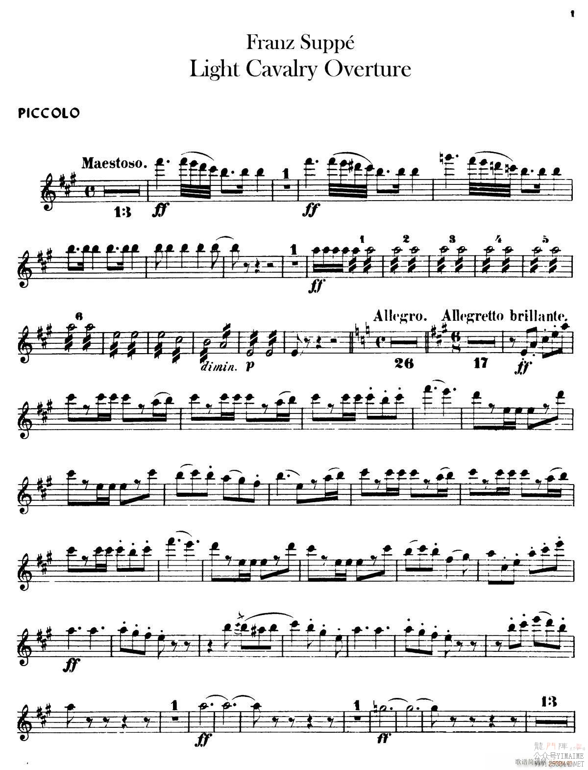 Light Cavalry Overture  ̵ֺ ()1