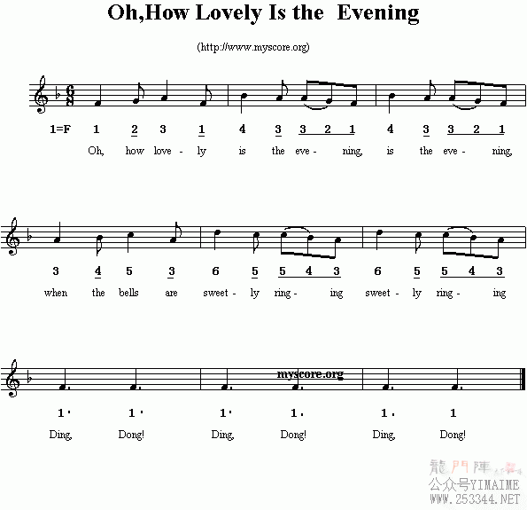 Ӣ�Ķ��裺Oh,howlovelyistheevening(����)1