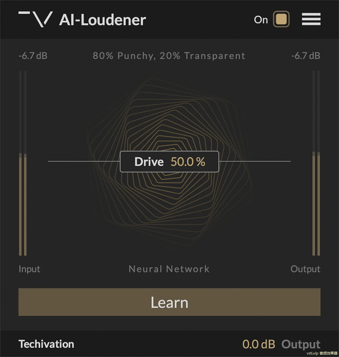 Techivation AI-Loudener [WiN] 1.0.0  VST2/VST3/AAXЧ һͻԵĲûѧϰڲӰֵˮƽ£Ŀµȸ߶