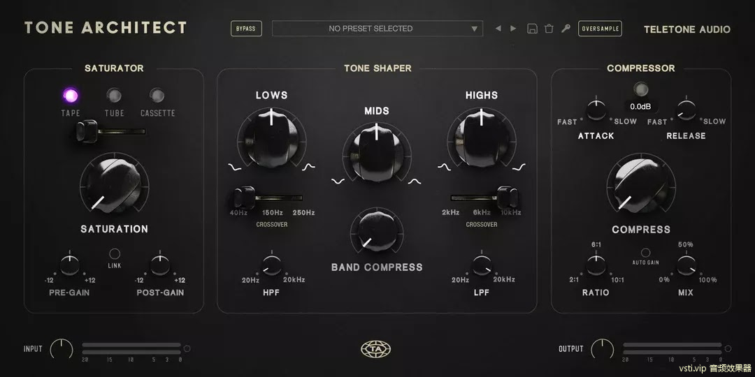 Tone Architect v1.0.0 for Windows ƵۺǿЧԸģλһ͸ ռǿVST,VST3,AAX,WIN64