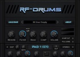 Ronan Fed RF-Drums v1.0 VST VST3 WiN Ļ׼ ִ͸׼Ĺֿ ɼWAVʽ