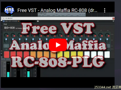 Analog Mania RC-808-PLG v1.0.8ͨģⷽʽϳģԭʼTR-808 x64 VST3 AU WiN MAC