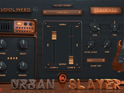 StudioLinked Urban Slayer Electric v0.2.5.6缪ϳVST,AU,WIN32,MAC