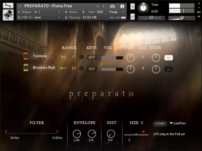 XPERIMENTA Preparato Piano (Free Edition) v1.0.2b KONTAKT [FREE]PREPARATO٨CѰ棬ּɣˢԼѧģ黯Ķ