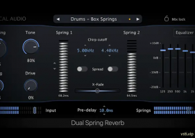 Physical Audio Dual Spring Reverb [WiN] 3.1.7 ˫ɻһЧ ʹ񶯵ģֵɻľVST.VST3.AAX.WIN64